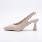Imogen Womens Pointed Toe Backless Heels