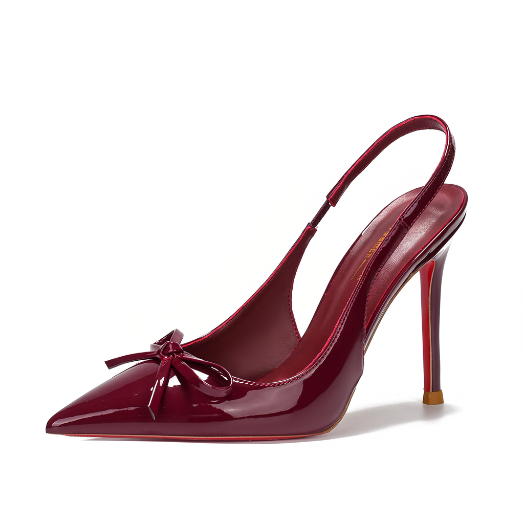 Catherine Womens Bow Knot Stiletto Heels