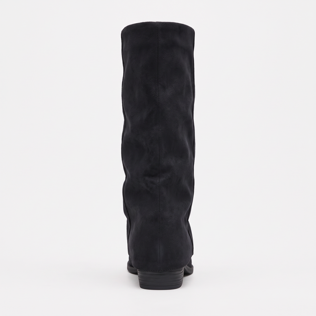 Kelly Womens Suede Knee High Boots Block Heel
