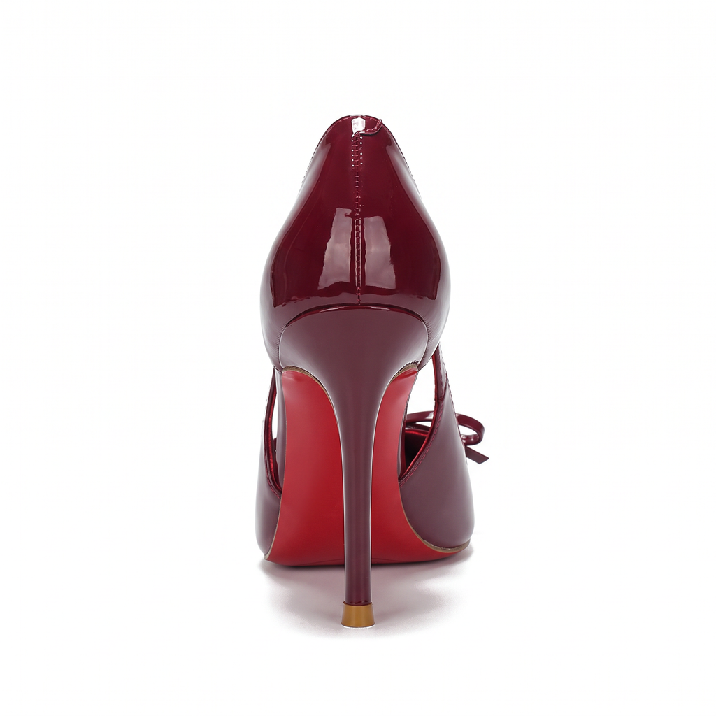 Catherine Womens Bow Knot Stiletto Heels