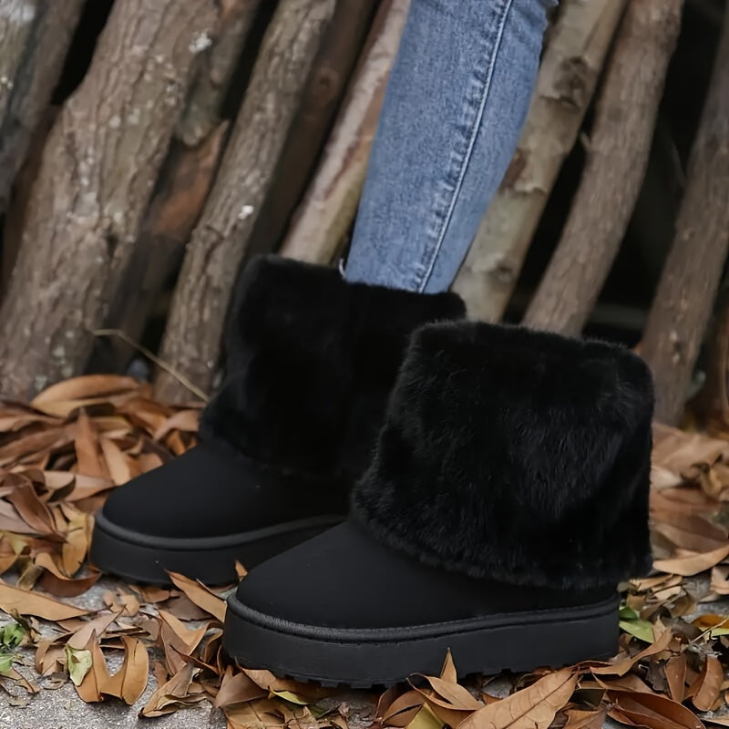 Loretta Womens Cozy Platform Winter Boots