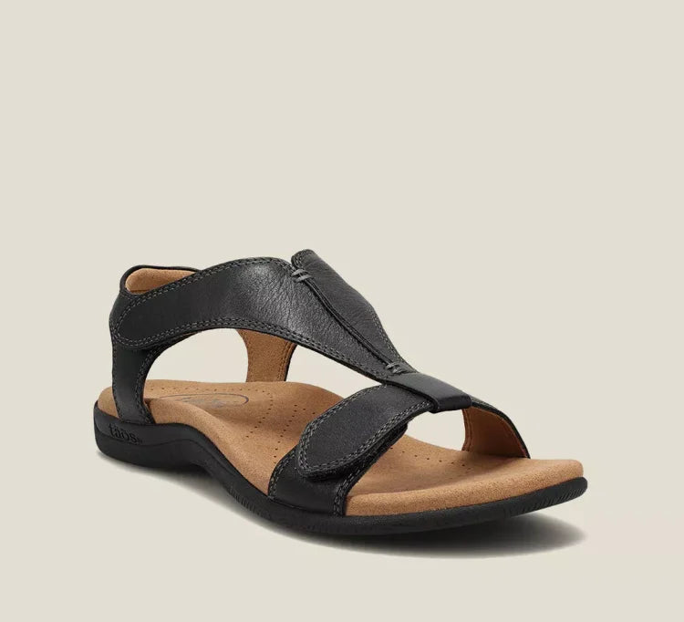 Charlotte - Elegant Orthopedic Sandals - Black