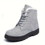 Elsa Womens Cozy Lace-Up Ankle Boots