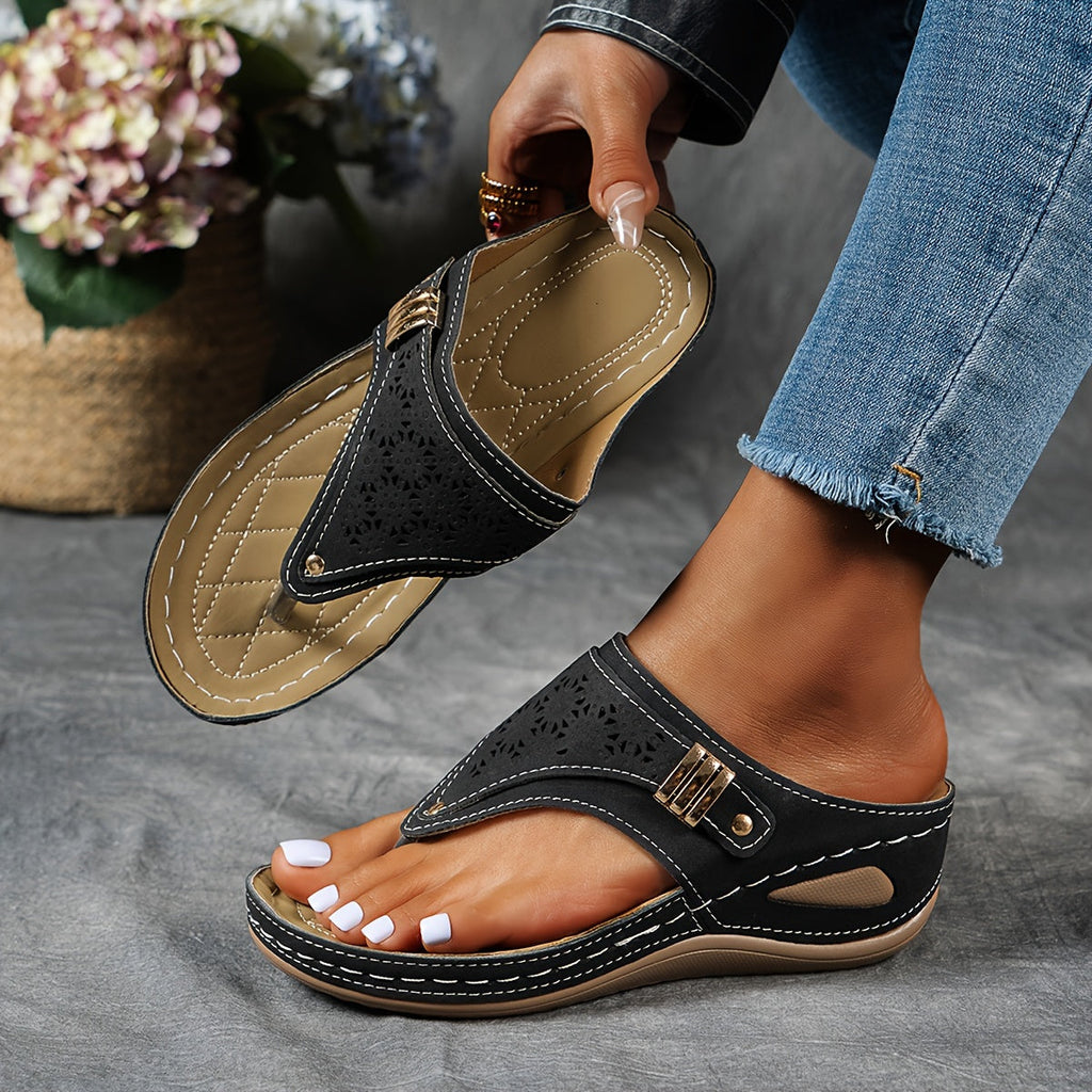 Alice - Orthopedic Sandals - Black