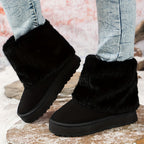 Loretta Womens Cozy Platform Winter Boots