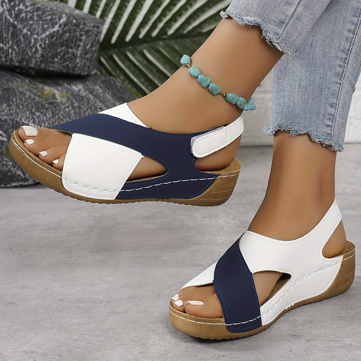 Ainsley - Orthopedic Sandal - Blue