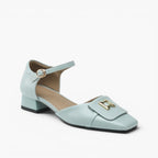 Elvane | Women's Buckle Leather Mary-Janes