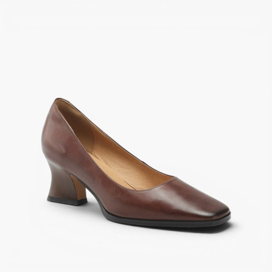 Oriel | Women's Leather Square Pumps