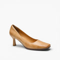 Elviera | Women's Square Leather Pumps