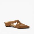 Elira | Women's Cross-Strap Leather Mules