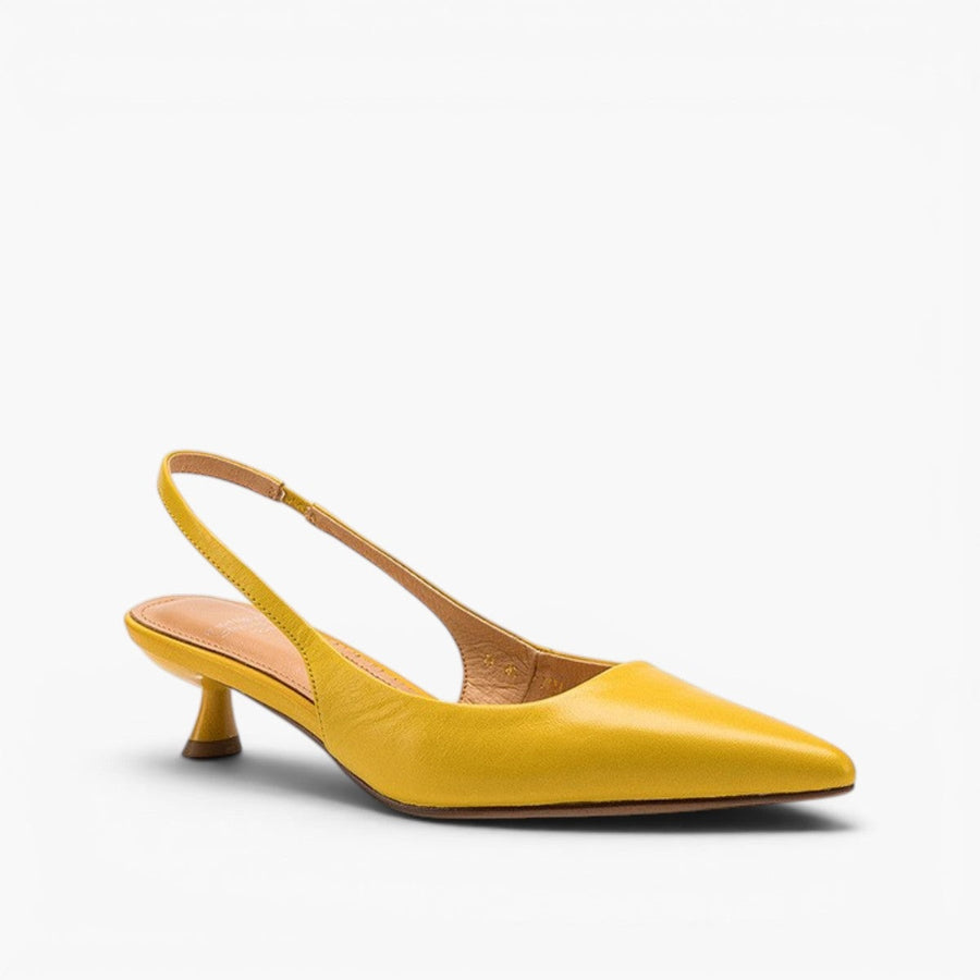 Maelle | Women's Lambskin Leather Slingback Heels