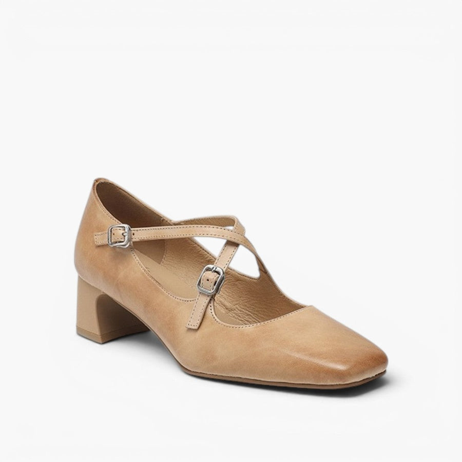 Marvane | Women's Leather Kitten Heels
