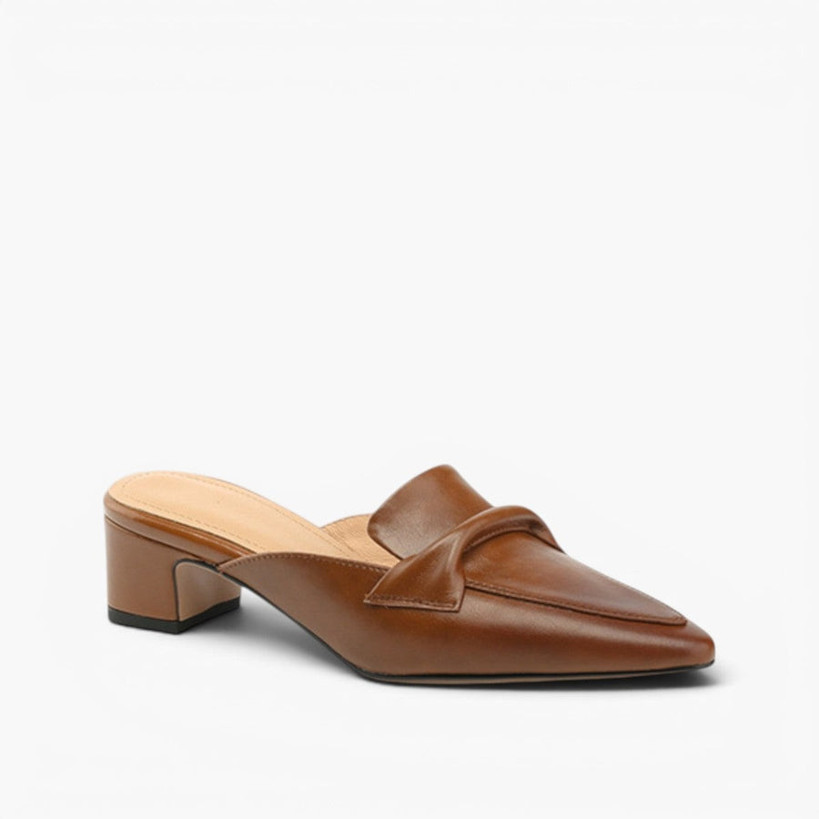 Marloe | Women's Pointed Leather Mules