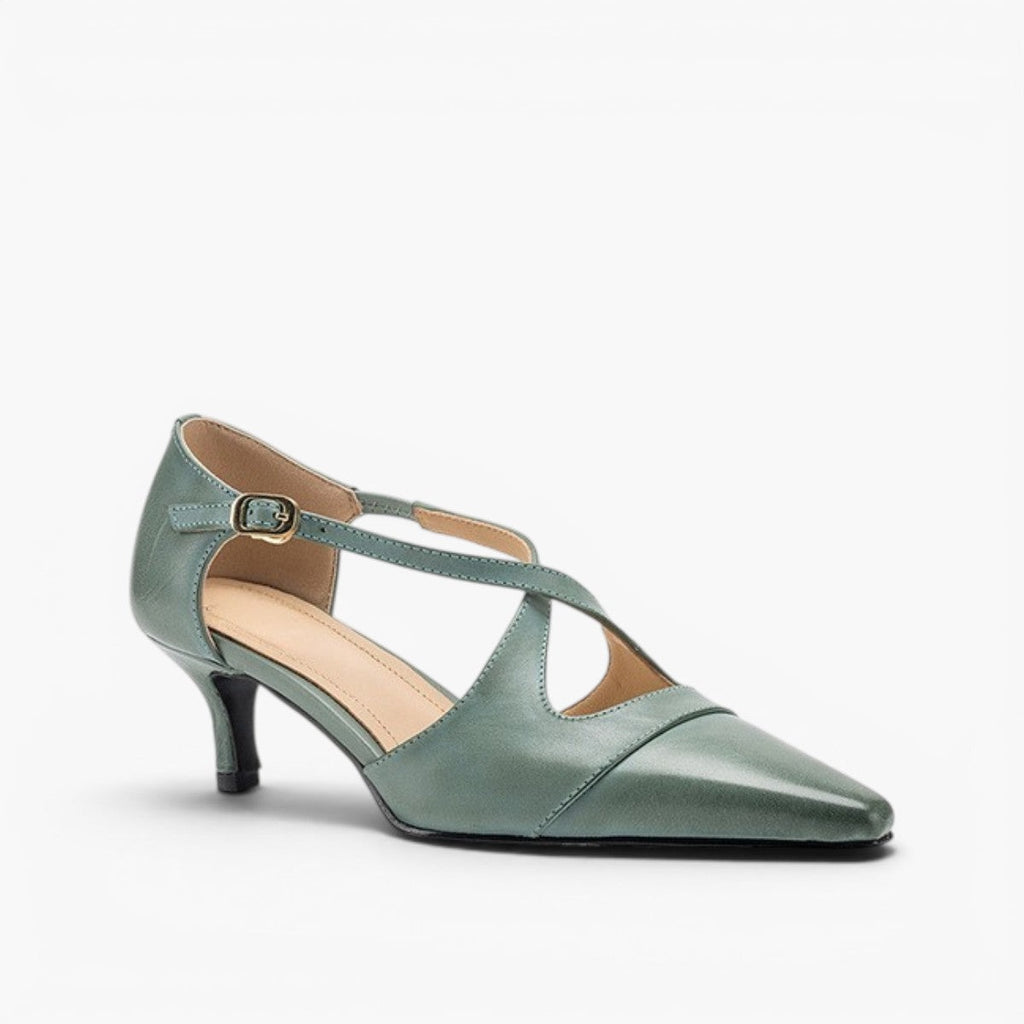 Celest | Women's Leather Mary-Jane Heels