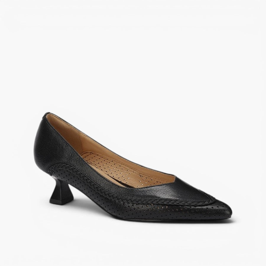Eliane | Women's Woven Leather Heels