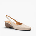 Maelis | Women's Slingback Leather Heels