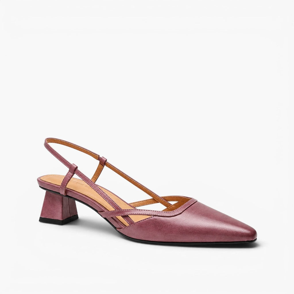Velune | Women's Slingback Leather Heels