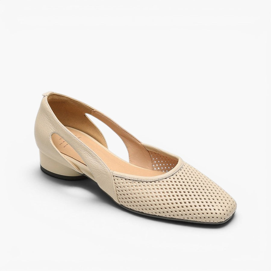 Serisse | Women's Mesh Leather Heels