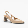 Cielle | Women's Leather Slingback Heels