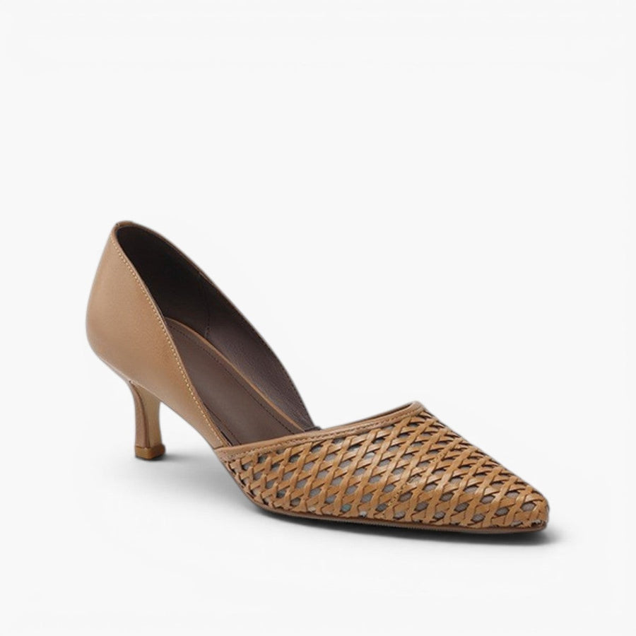 Serelle | Women's Woven Leather Heels