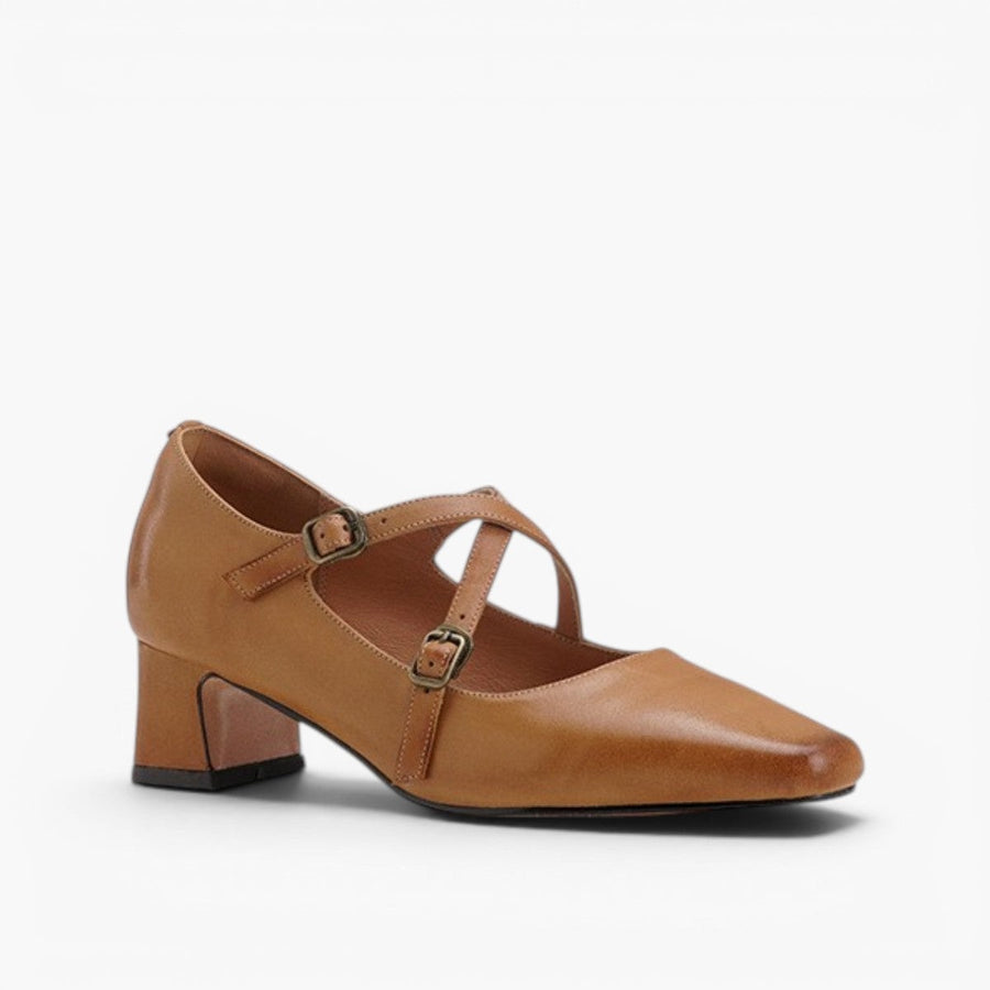 Mira | Women's Mary-Jane Leather Heels