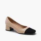 Elara | Women's Square-Toe Leather Pumps