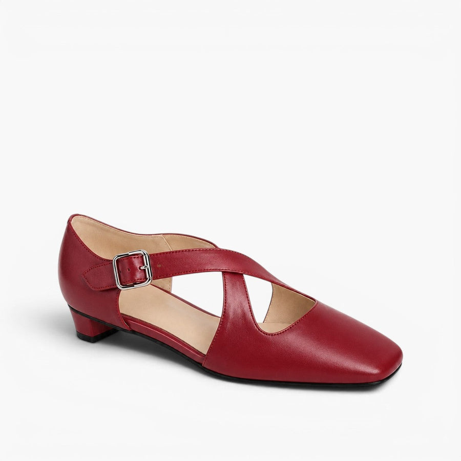 Celise | Women's D'Orsay Leather Heels