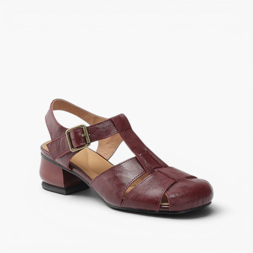 Serisse | Women's Roman Leather Heels