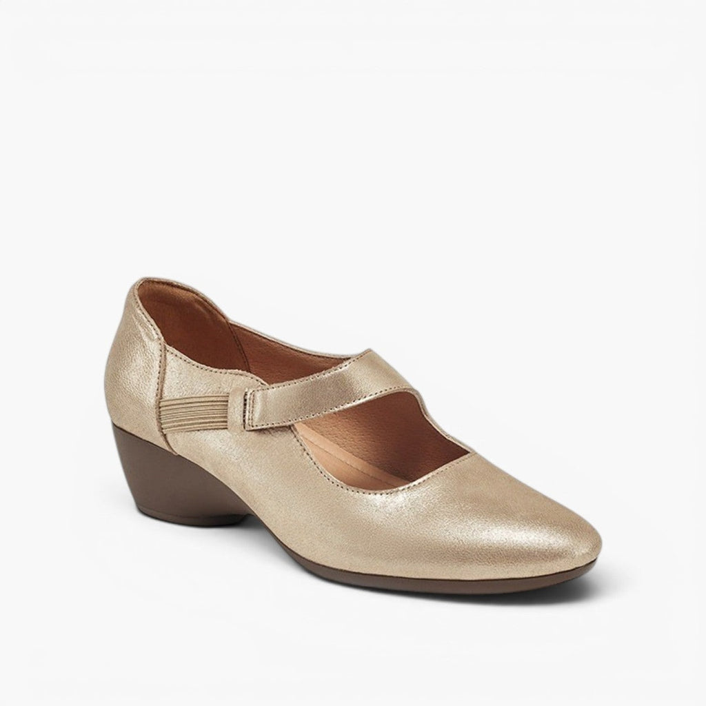 Caresa | Women's Leather Mary-Jane Heels