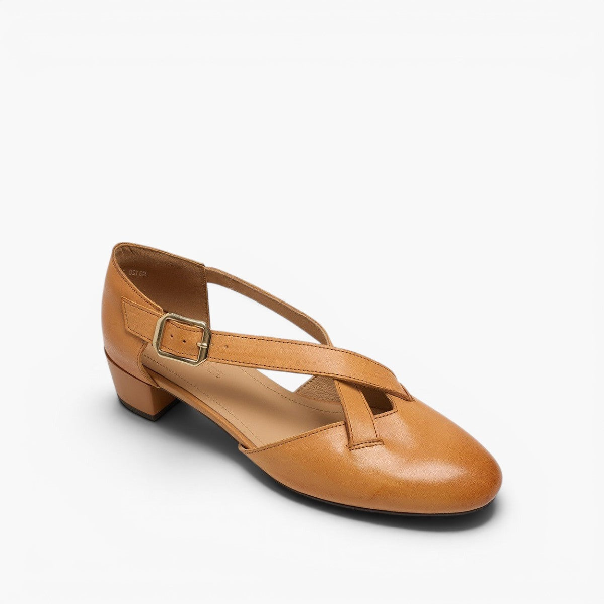 Maelis | Women's Crossstrap Leather Heels