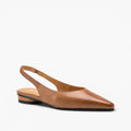 Vireya | Women's Slingback Leather Flats