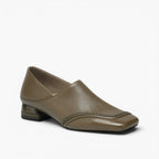 Marquette | Women's Square-Toe Leather Slip-On