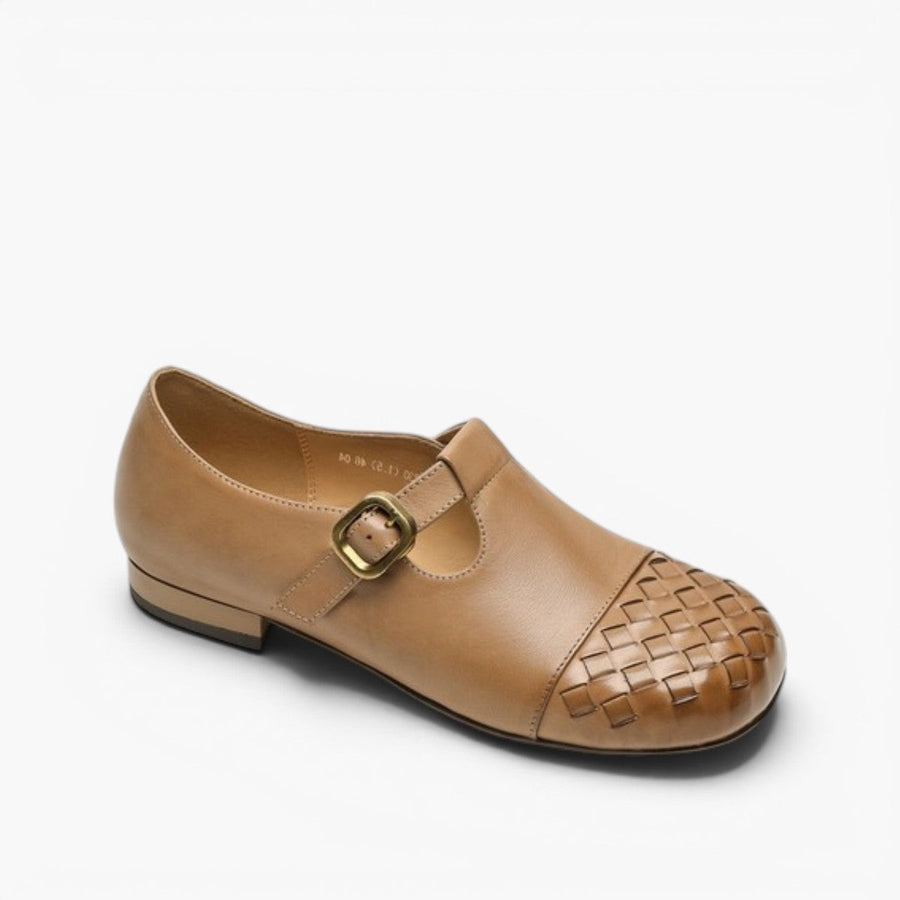 Velmora | Women's Woven Leather Loafers
