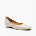 Noémie | Women's Square-Toe Leather Flat
