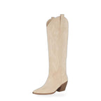 Eliza | Women's Embroidered Knee-High Boots