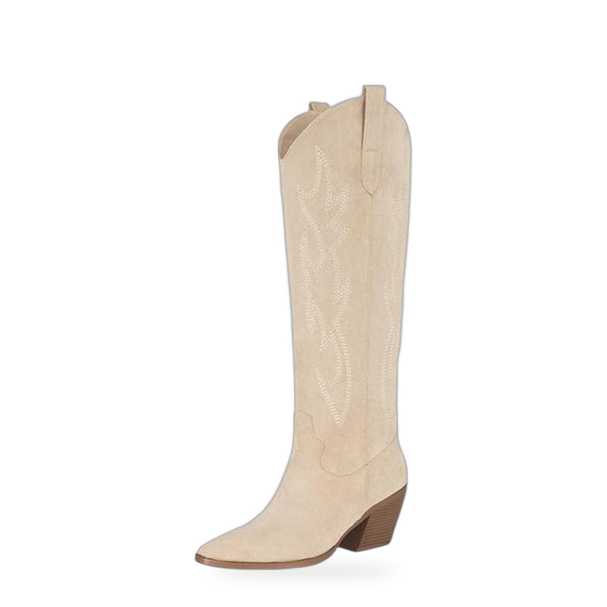 Eliza | Women's Embroidered Knee-High Boots