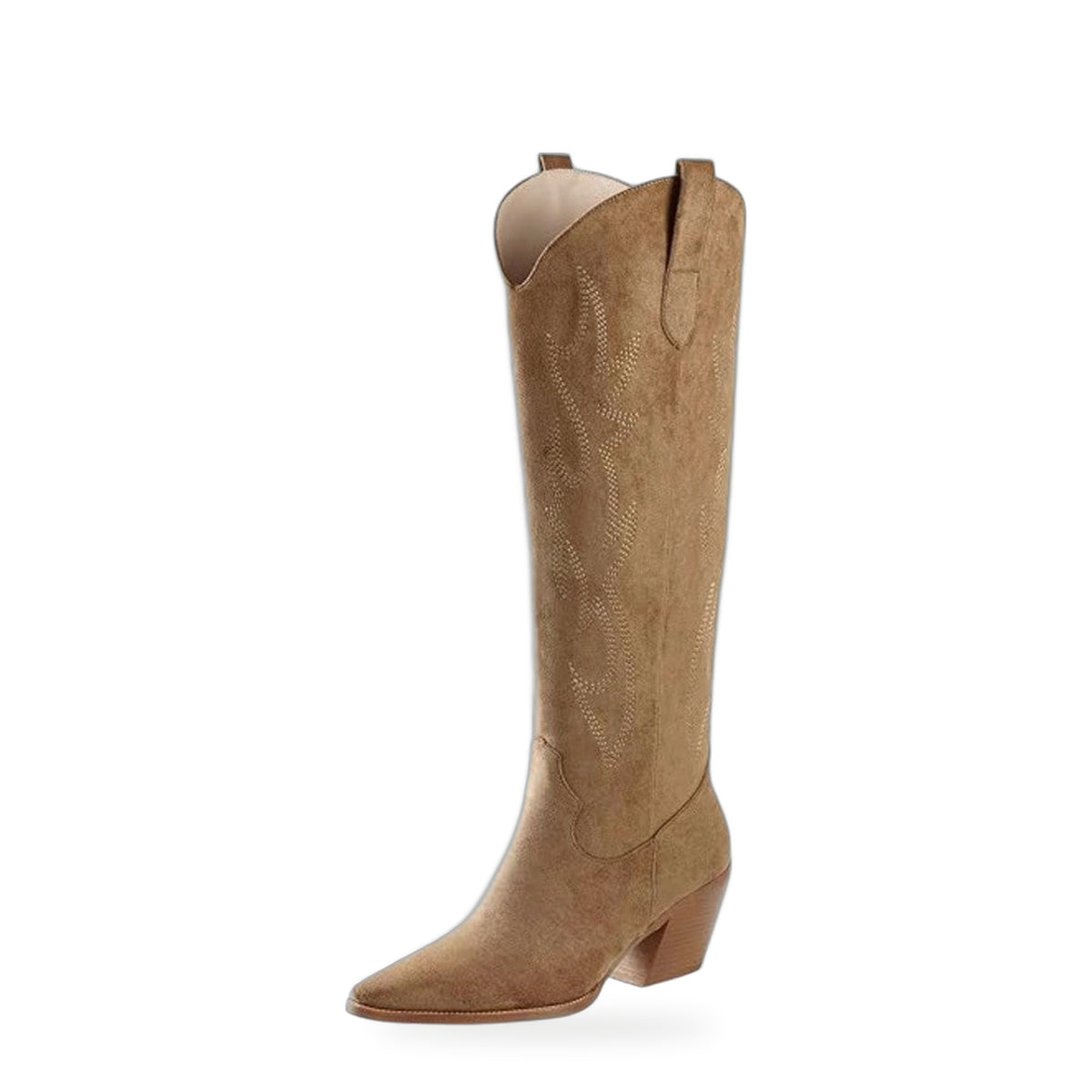 Eliza | Women's Embroidered Knee-High Boots
