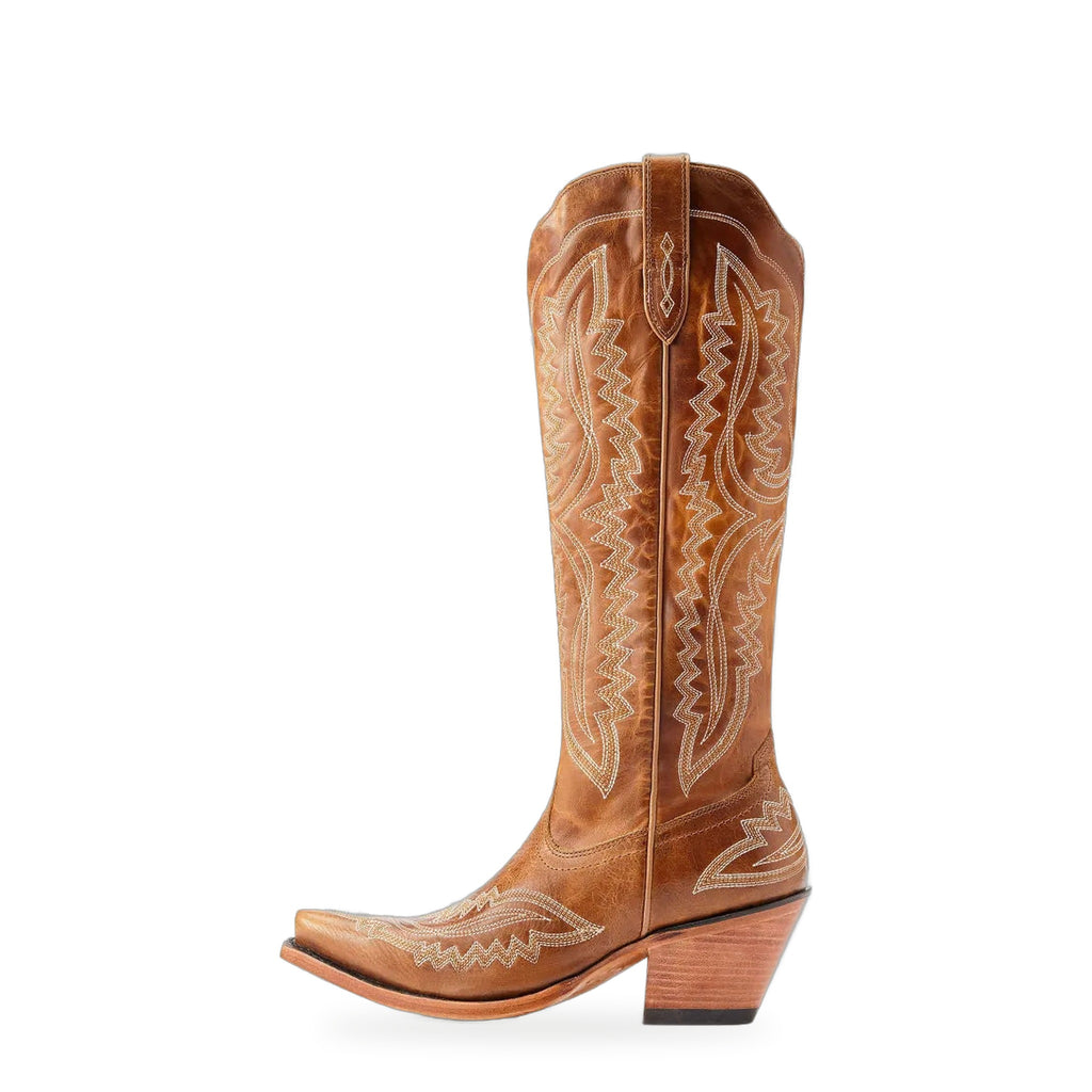 Christine | Women's Embroidered Knee-High Boots