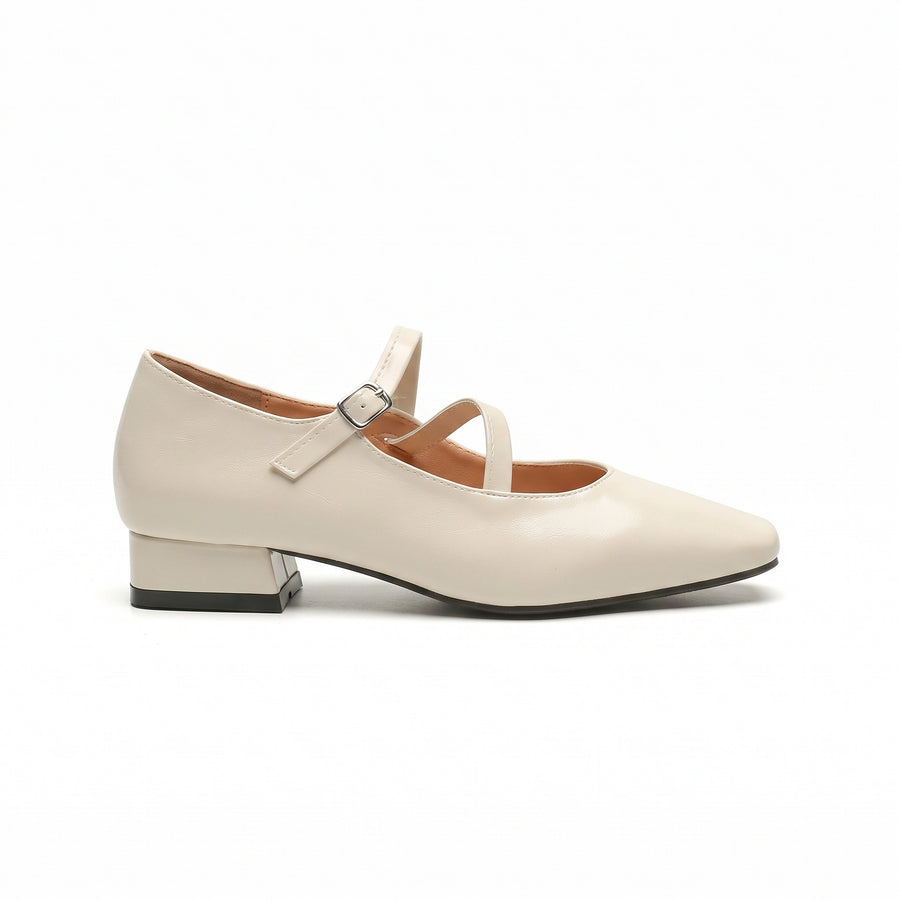 Una | Women's Square-Toe Faux Leather Mary Janes