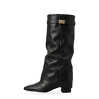 Lily | Women's Block Heel Knee-High Boots