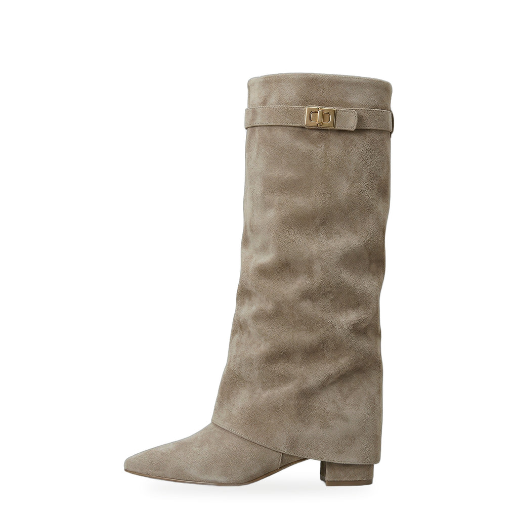 Lily | Women's Block Heel Knee-High Boots