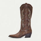 Elena | Women's Stylish Western Pointed-Toe Boots