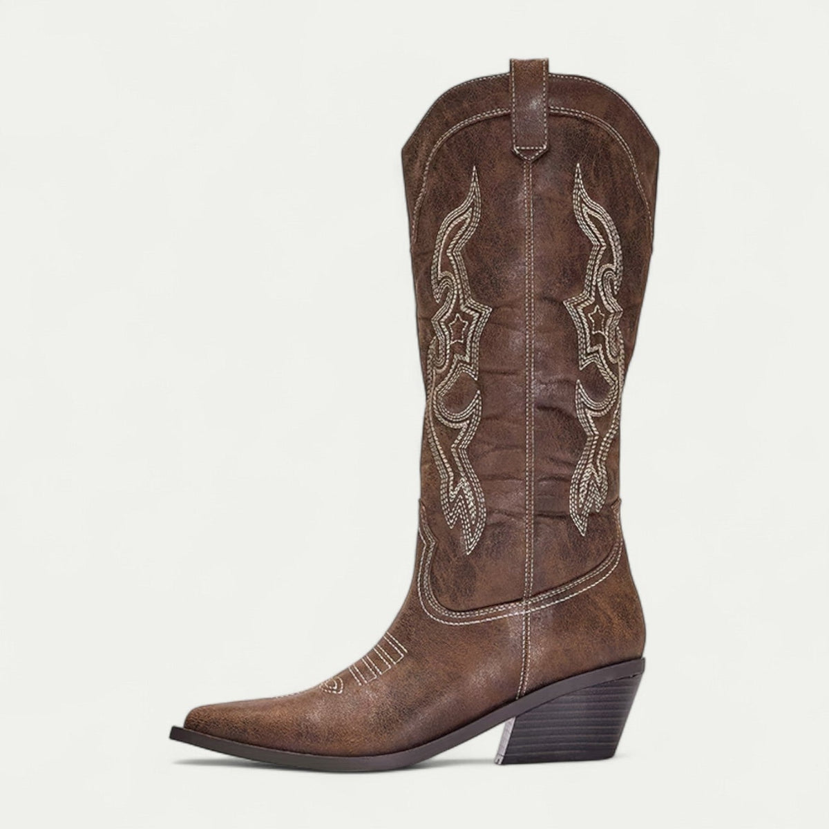 Elena | Women's Stylish Western Pointed-Toe Boots