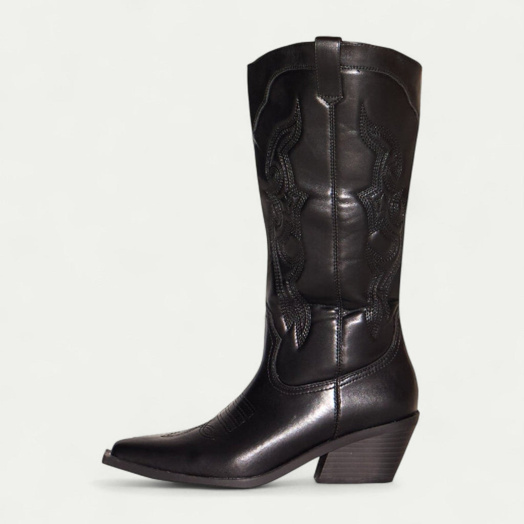 Elena | Women's Stylish Western Pointed-Toe Boots