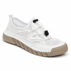 Margaret | Women's Mesh Toggle-Lace Flats