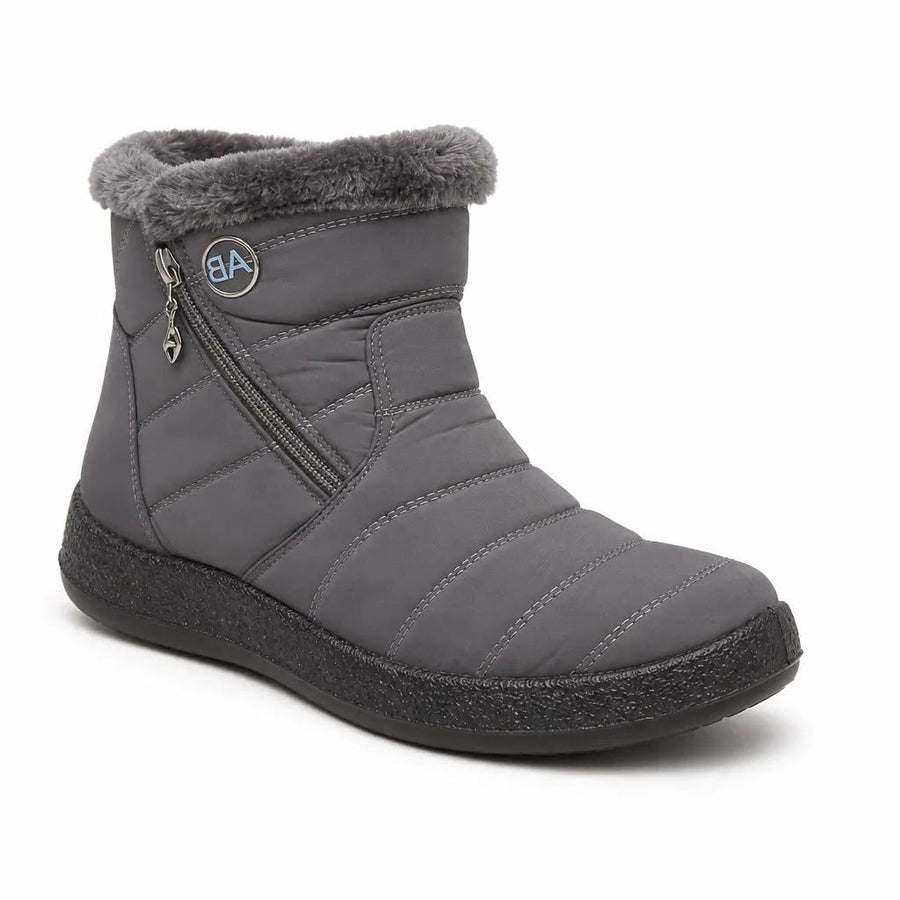 Ruby | Women's Quilted Faux-Fur Ankle Boots