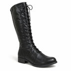 Diana | Women's Lace-Up Knee-High Block Heel Boots