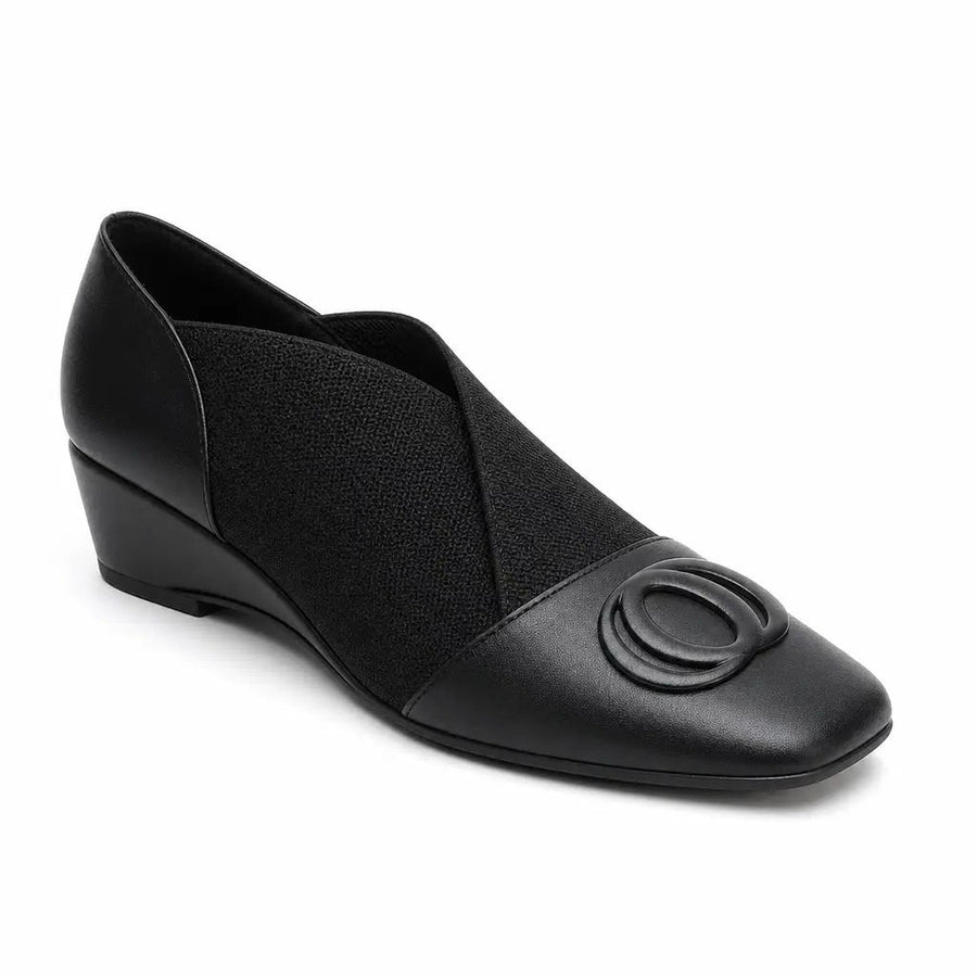 Ivy | Women's Square-Toe Leather Ankle Boots