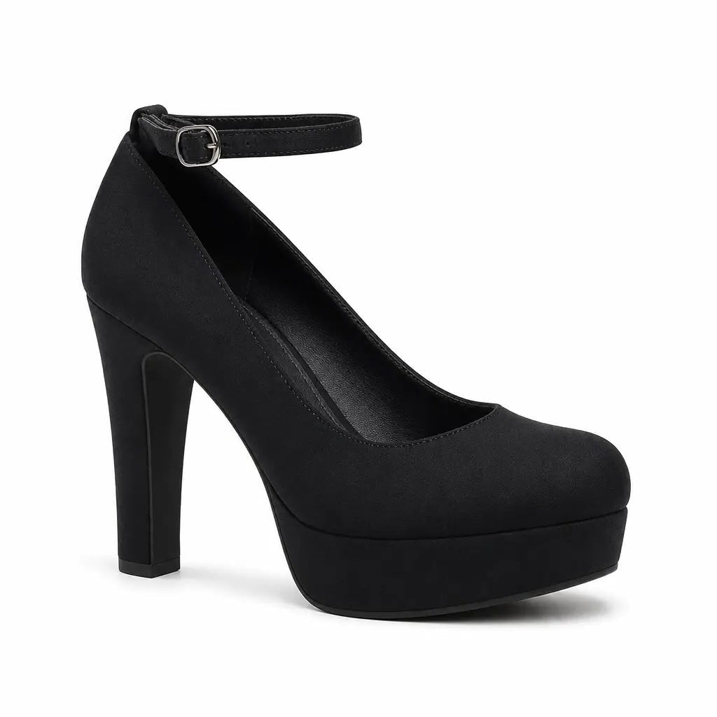 Nancy | Women's Platform Ankle-Strap Heels