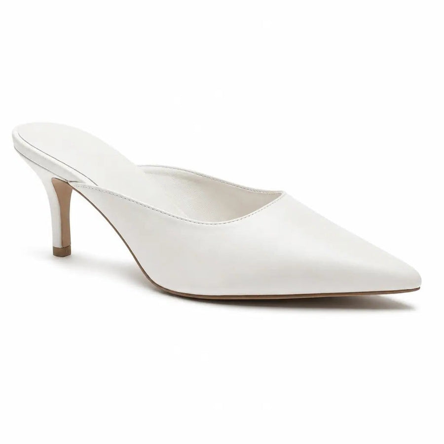 Hannah | Women's Pointed-Toe Kitten Heel Mules